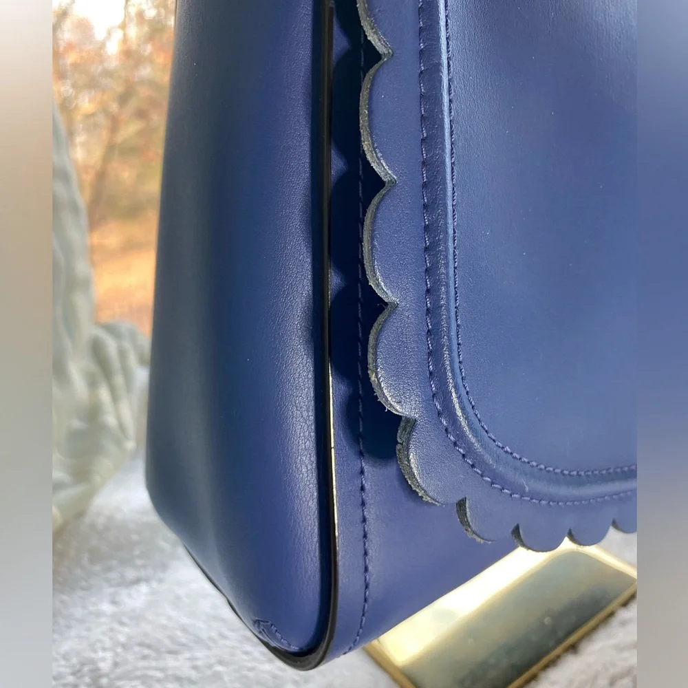 Kate Spade New York Maple Ct Scallop Jazmin Royal Blue Shoulder Bag - Picture 4 of 10